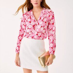 Dear Heart Elsa Silk Top by Lilly Pulitzer